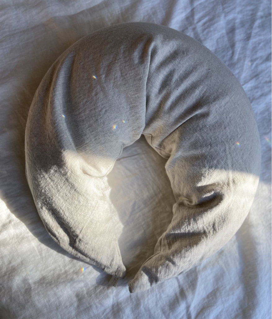 MoonWomb™ ☾ + Stonewashed Linen Natural Flax - The Sustainable Baby Co.